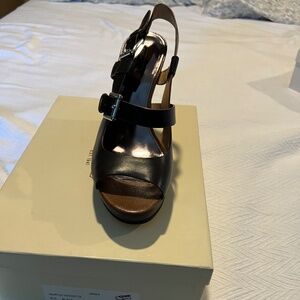 New- Never Used- Coach Mary Jo Vachetta Wedge Slingbacks